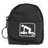 CPR Black Beltloop Keychain Backpack with Faceshield